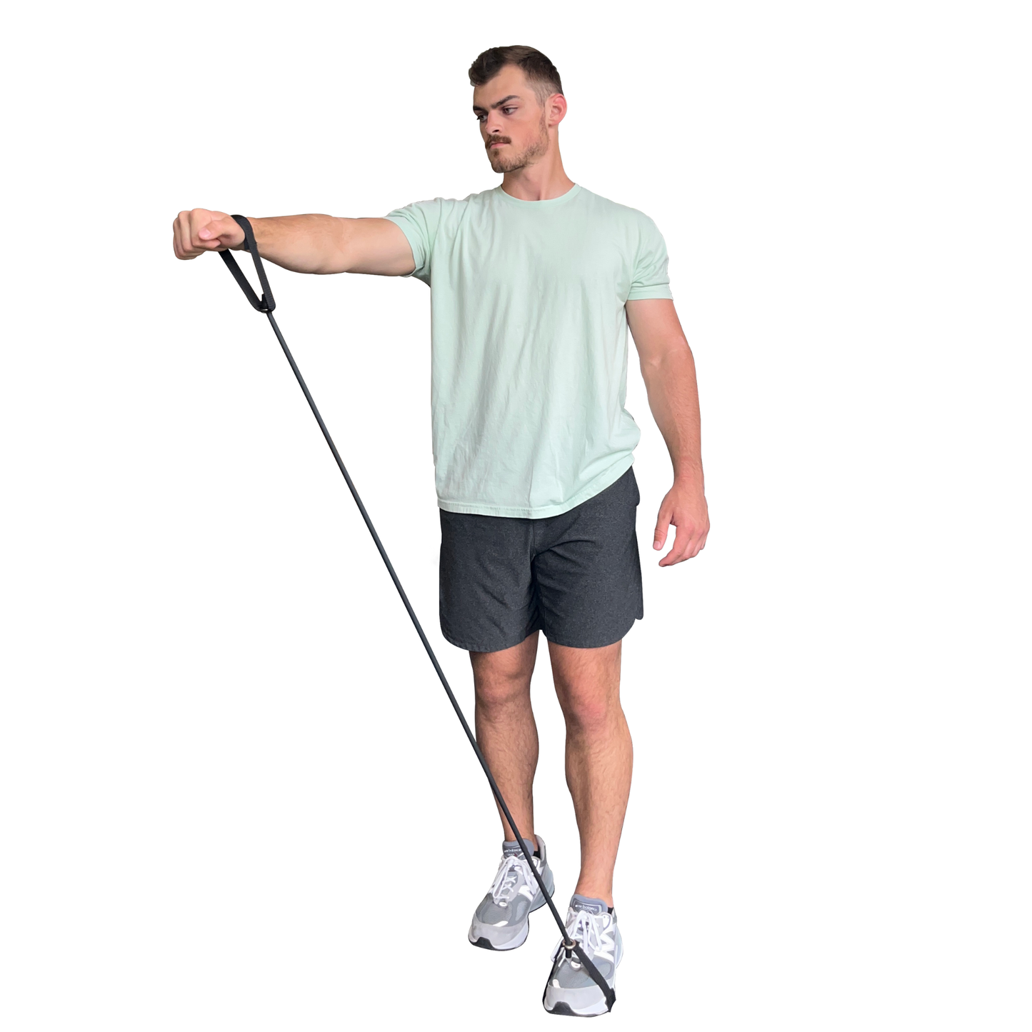 Front Raise resistance bands, training, latex bands workout, made in usa